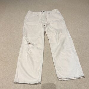 Hudson Jeans Cream Straight Leg Women Jeans